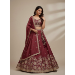 Picture of Comely Net & Satin & Silk Pink Lehenga Choli