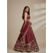 Picture of Comely Net & Satin & Silk Pink Lehenga Choli