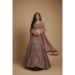 Picture of Statuesque Net & Satin & Silk Dim Gray Lehenga Choli