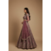 Picture of Statuesque Net & Satin & Silk Dim Gray Lehenga Choli