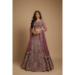 Picture of Statuesque Net & Satin & Silk Dim Gray Lehenga Choli