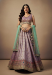 Picture of Exquisite Net & Satin & Silk Rosy Brown Lehenga Choli