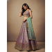 Picture of Exquisite Net & Satin & Silk Rosy Brown Lehenga Choli