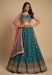 Picture of Net & Satin & Silk Dark Slate Grey Lehenga Choli