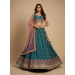 Picture of Net & Satin & Silk Dark Slate Grey Lehenga Choli