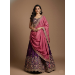 Picture of Resplendent Net & Satin & Silk Purple Lehenga Choli
