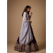 Picture of Fine Net & Satin & Silk Indigo Lehenga Choli