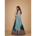Picture of Sublime Net & Satin & Silk Navy Blue Lehenga Choli