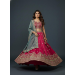 Picture of Delightful Net & Satin & Silk Pink Lehenga Choli