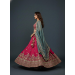 Picture of Delightful Net & Satin & Silk Pink Lehenga Choli