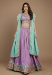 Picture of Good Looking Net & Satin & Silk Rosy Brown Lehenga Choli