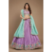 Picture of Good Looking Net & Satin & Silk Rosy Brown Lehenga Choli