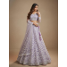 Picture of Admirable Net & Satin & Silk Slate Grey Lehenga Choli