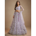Picture of Admirable Net & Satin & Silk Slate Grey Lehenga Choli