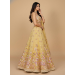 Picture of Comely Net & Satin & Silk Burly Wood Lehenga Choli