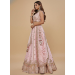 Picture of Good Looking Net & Satin & Silk Rosy Brown Lehenga Choli
