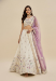 Picture of Shapely Net & Satin & Silk Off White Lehenga Choli