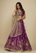 Picture of Exquisite Net & Satin & Silk Purple Lehenga Choli