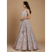 Picture of Resplendent Net & Satin & Silk Silver Lehenga Choli