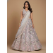 Picture of Resplendent Net & Satin & Silk Silver Lehenga Choli