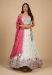 Picture of Superb Net & Satin & Silk Off White Lehenga Choli