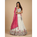 Picture of Superb Net & Satin & Silk Off White Lehenga Choli