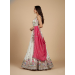 Picture of Superb Net & Satin & Silk Off White Lehenga Choli