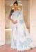 Picture of Splendid Cotton White Smoke Saree
