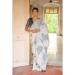 Picture of Splendid Cotton White Smoke Saree