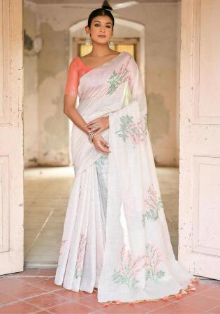 Picture of Lovely Cotton Azure Saree