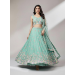 Picture of Chiffon & Net & Organza Dark Sea Green Lehenga Choli