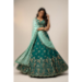 Picture of Chiffon & Net & Organza Dark Sea Green Lehenga Choli