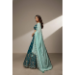 Picture of Chiffon & Net & Organza Dark Green Lehenga Choli
