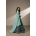 Picture of Chiffon & Net & Organza Dark Green Lehenga Choli