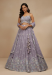 Picture of Taking Chiffon & Net & Organza Grey Lehenga Choli