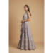Picture of Chiffon & Net & Organza Dark Grey Lehenga Choli