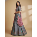 Picture of Chiffon & Net & Organza Dark Slate Grey Lehenga Choli