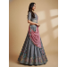 Picture of Chiffon & Net & Organza Dark Slate Grey Lehenga Choli