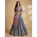 Picture of Chiffon & Net & Organza Dark Slate Grey Lehenga Choli