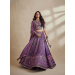 Picture of Chiffon & Net & Organza Light Slate Grey Lehenga Choli