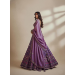Picture of Chiffon & Net & Organza Light Slate Grey Lehenga Choli