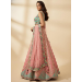 Picture of Chiffon & Net & Organza Light Pink Lehenga Choli