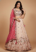 Picture of Chiffon & Net & Organza Cornsilk Lehenga Choli