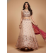 Picture of Chiffon & Net & Organza Cornsilk Lehenga Choli