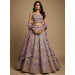 Picture of Stunning Chiffon & Net & Organza Grey Lehenga Choli