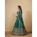 Picture of Chiffon & Net & Organza Dark Sea Green Lehenga Choli