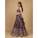 Picture of Chiffon & Net & Organza Medium Orchid Lehenga Choli