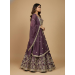 Picture of Chiffon & Net & Organza Medium Orchid Lehenga Choli