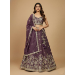 Picture of Chiffon & Net & Organza Medium Orchid Lehenga Choli