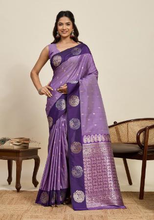Picture of Taking Silk Dark Slate Blue Saree